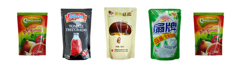 水平給袋式包裝機(jī)包裝樣袋 水平給袋式包裝機(jī)包裝樣袋